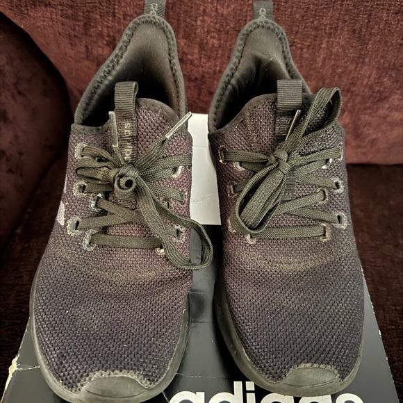 adidas Shoes - adidas Women's Black Knit Lace-Up Athletic Sneakers